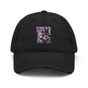 'Press Pause' Anime Gaming Distressed Dad Hat