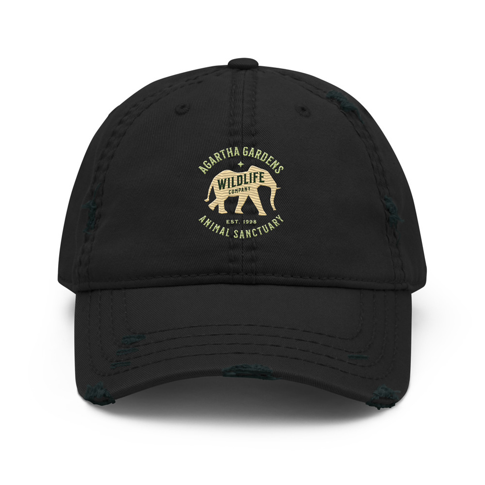 Agartha Gardens Wildlife - Animal Sanctuary Distressed Dad Hat