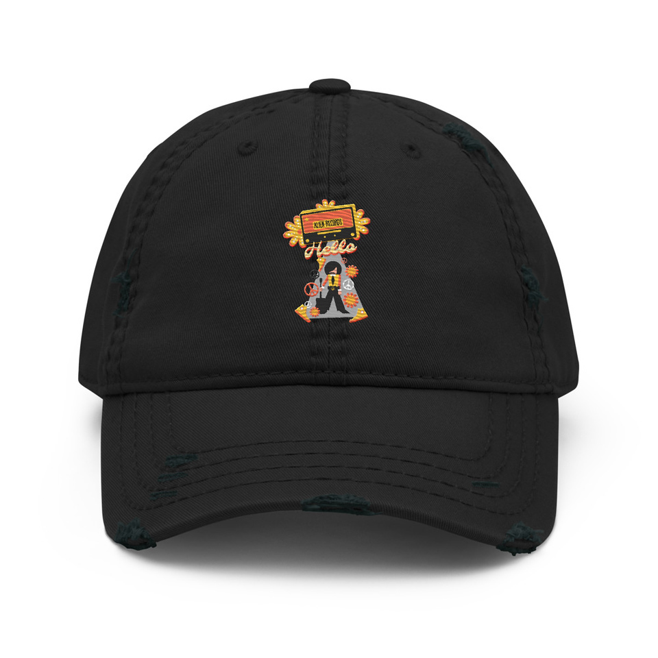 Alien Records  Distressed Dad Hat