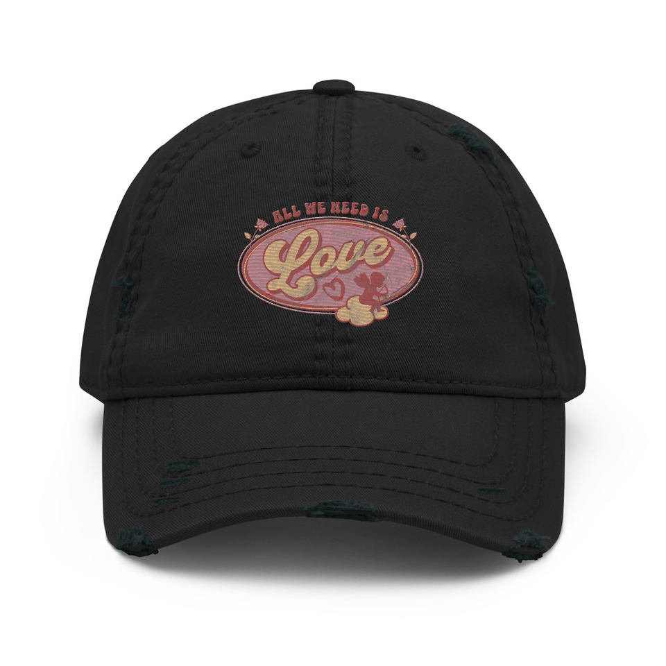 All We Need Is Love - Cupid Distressed Dad Hat