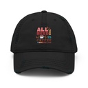 All You Need Is Coffee Distressed Dad Hat