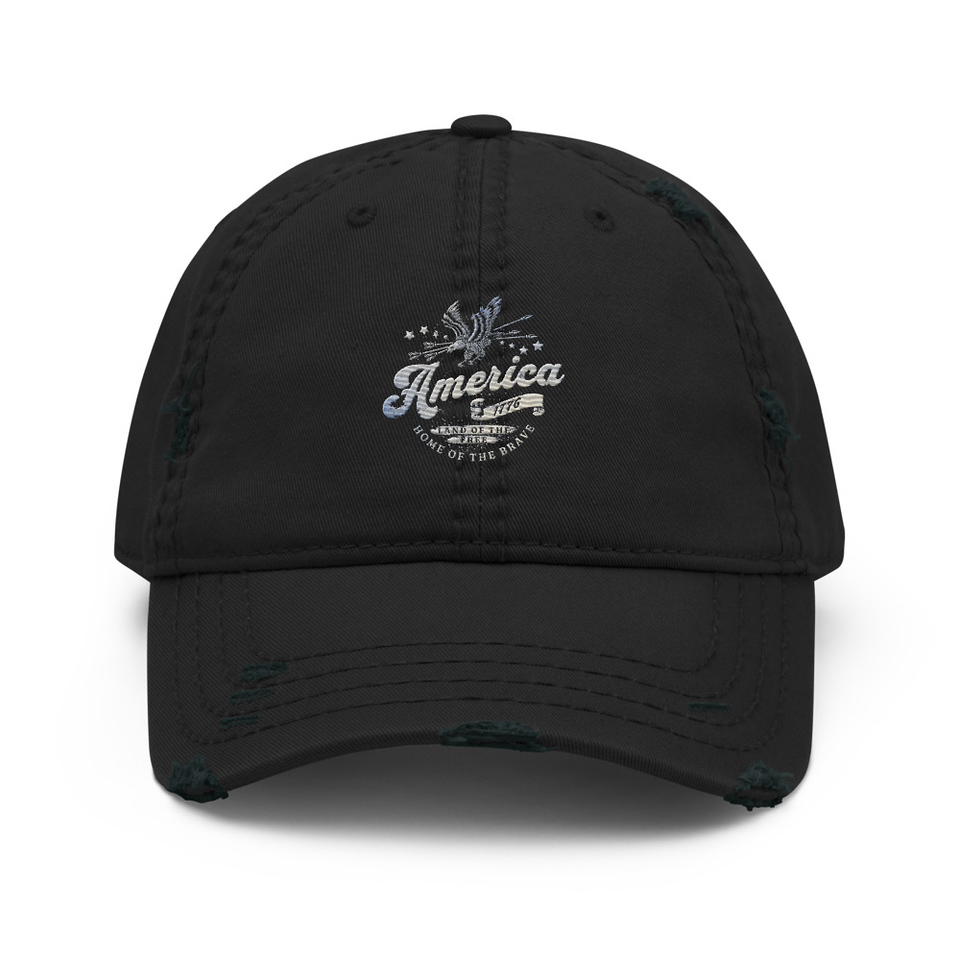 America 1776 Distressed Dad Hat
