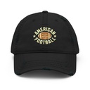 American Football - Athletic Sports Distressed Dad Hat