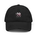 Anywhere With You - Typographic Cartoon Streetwear Distressed Dad Hat