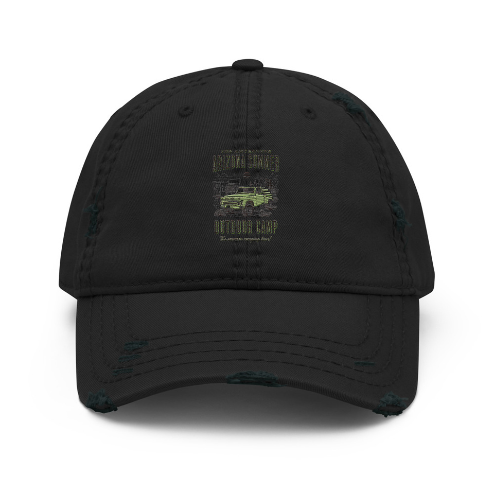 Arizona Outdoor Camp - Classic Truck Distressed Dad Hat