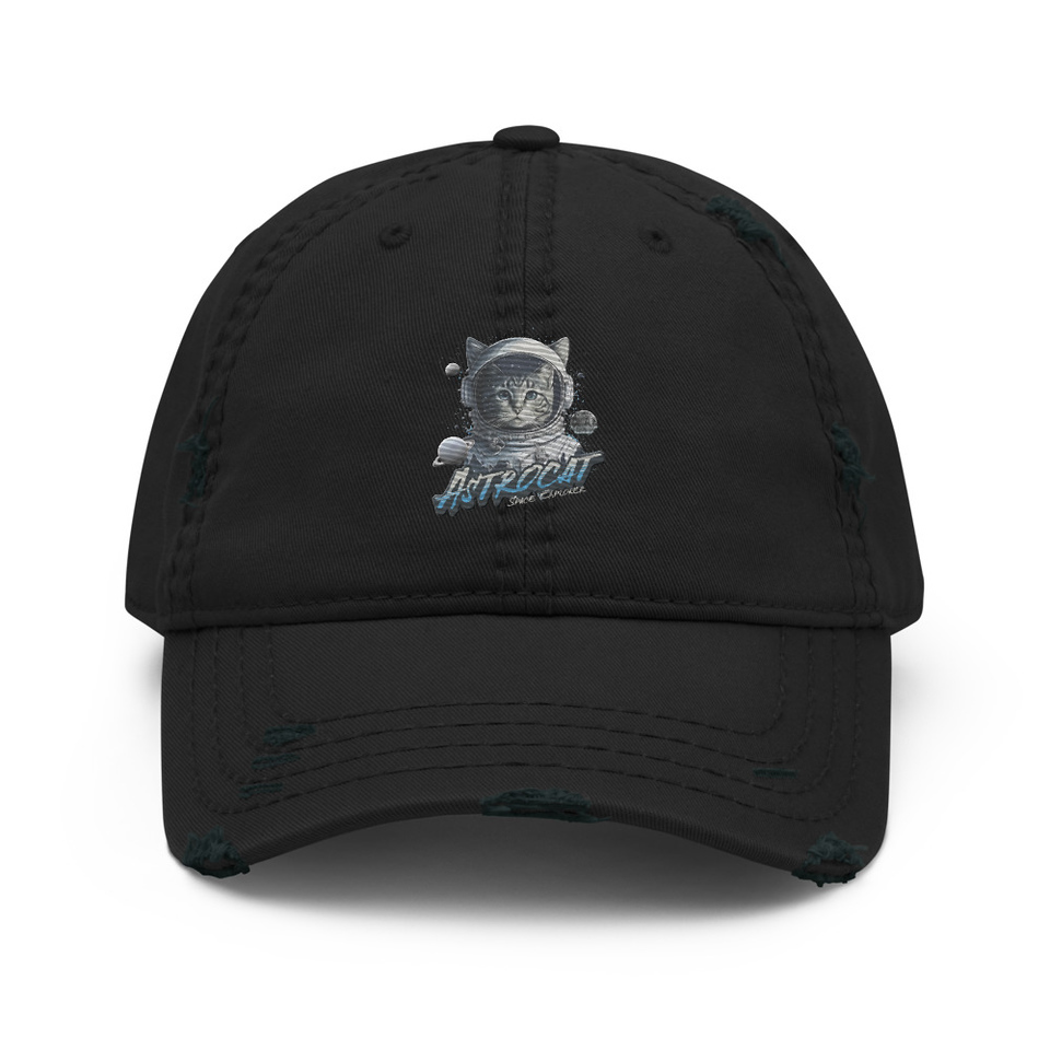 Astrocat Distressed Dad Hat