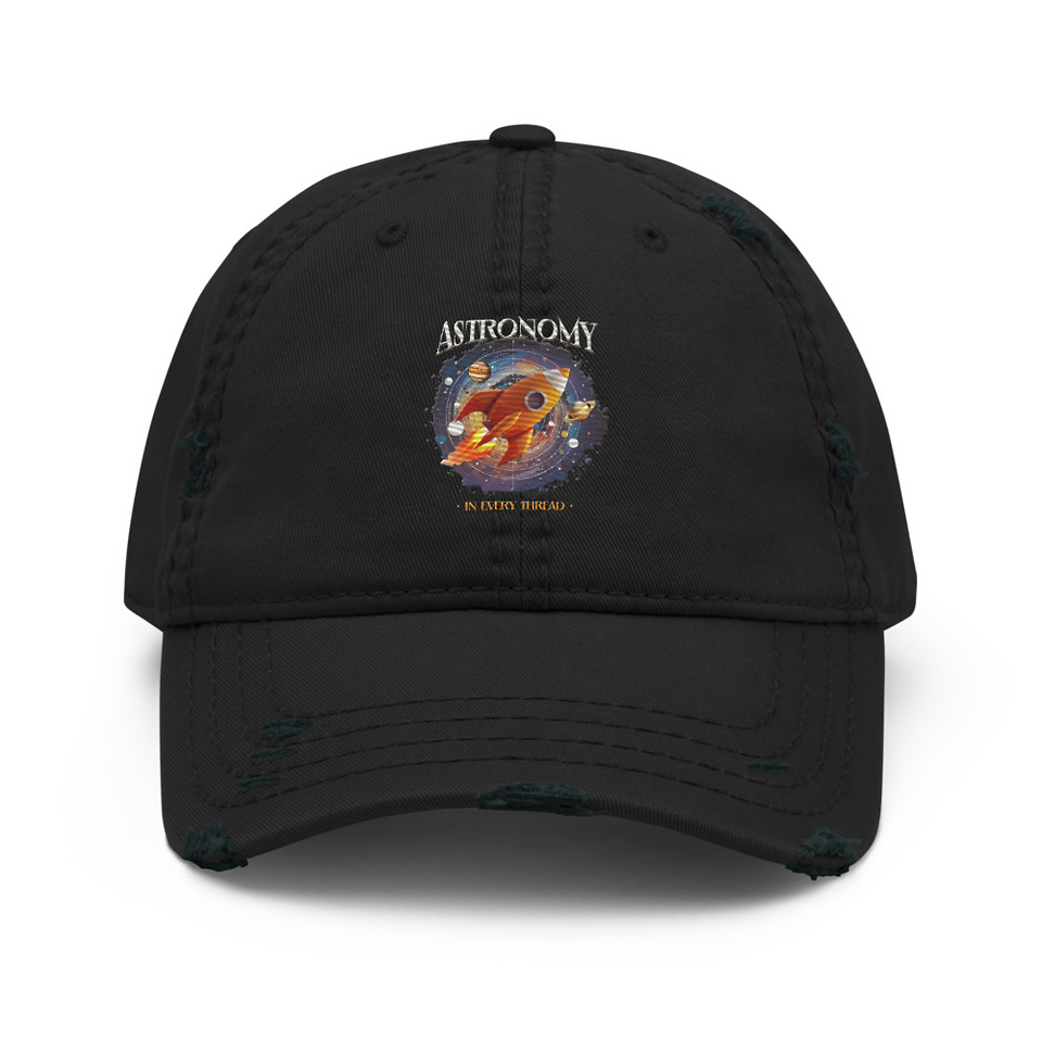 Astronomy in Every Thread Distressed Dad Hat