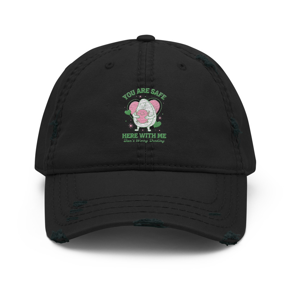 Avo Love - Typographic Cartoon Streetwear Distressed Dad Hat