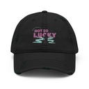 Bad Luck Kitty - Halloween Distressed Dad Hat