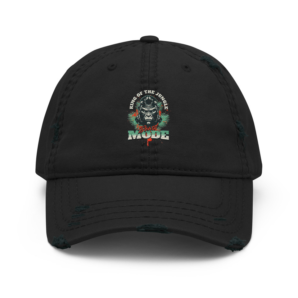 Beast Mode Distressed Dad Hat