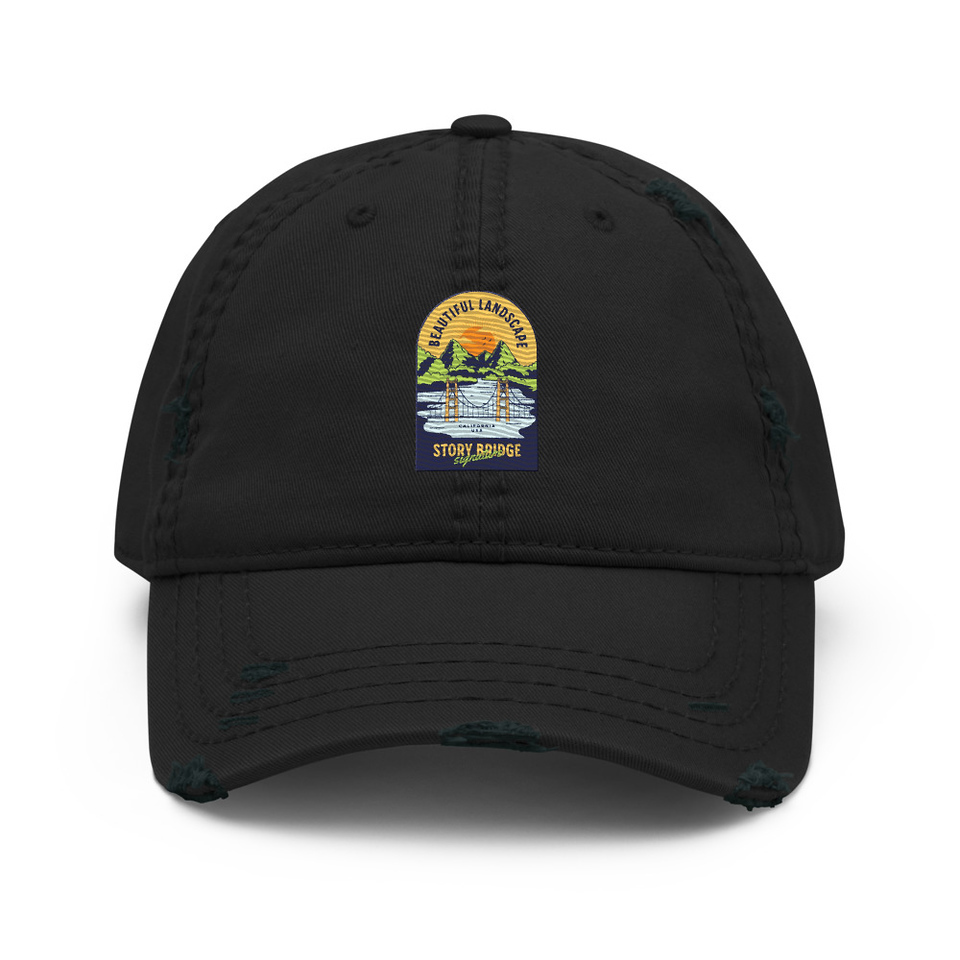 Beautiful Landscape - Outdoor Distressed Dad Hat