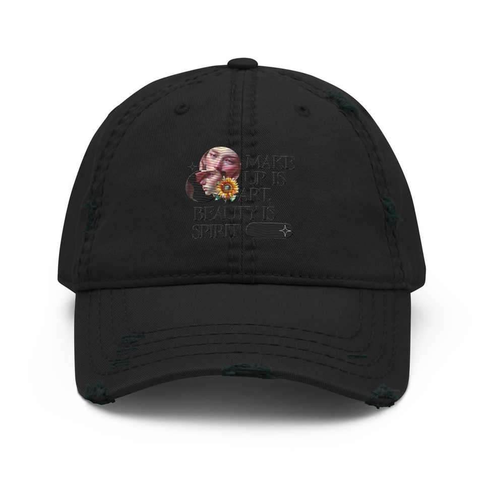 Beauty is Spirit Distressed Dad Hat