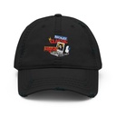 Because Classic Never Crash Distressed Dad Hat