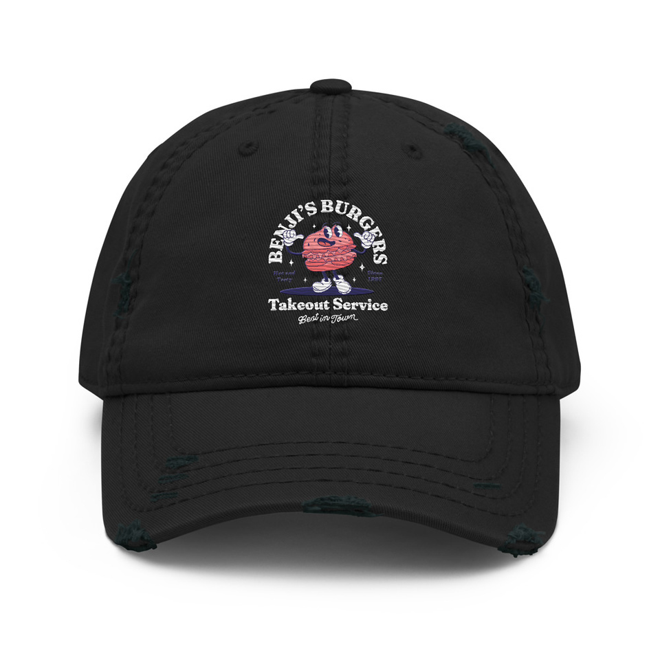 Benji's Burgers - Fast Food Distressed Dad Hat