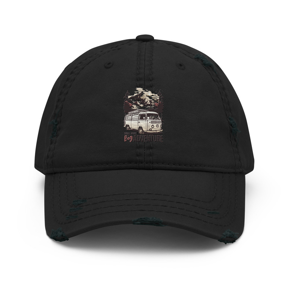 Big Adventure Distressed Dad Hat