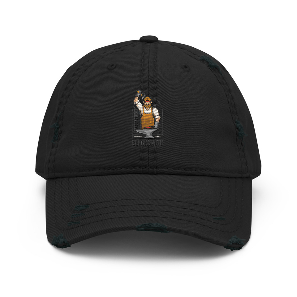 Blacksmith Workshop - Metalwork Distressed Dad Hat