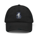 Blue Mermaid - Nautical Distressed Dad Hat