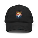 Born to Surf - But Forced to Work Distressed Dad Hat