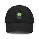 Breathe in peace, exhale chaos Distressed Dad Hat