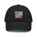 Brooklyn Basketball Team - Athletic Sports Distressed Dad Hat