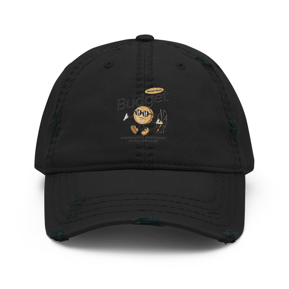 Budget Distressed Dad Hat