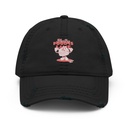 Burger Mascot Distressed Dad Hat