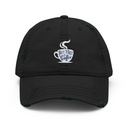 But First Coffee - Hand Lettering Typography Distressed Dad Hat