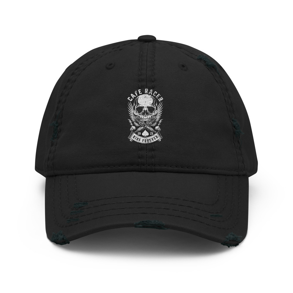 CAFE RACER Distressed Dad Hat