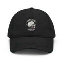CAFFEINE GASOLINE Distressed Dad Hat