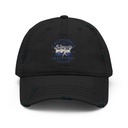 California Beach Vibes - Retro Camper Van Distressed Dad Hat