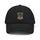 Camping Emblem Distressed Dad Hat