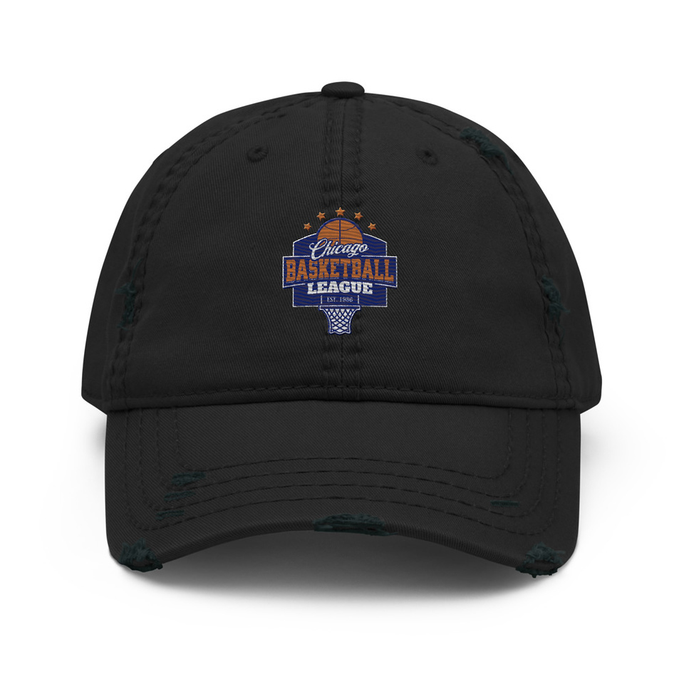 Chicago Basketball League - Athlectic Sports Distressed Dad Hat