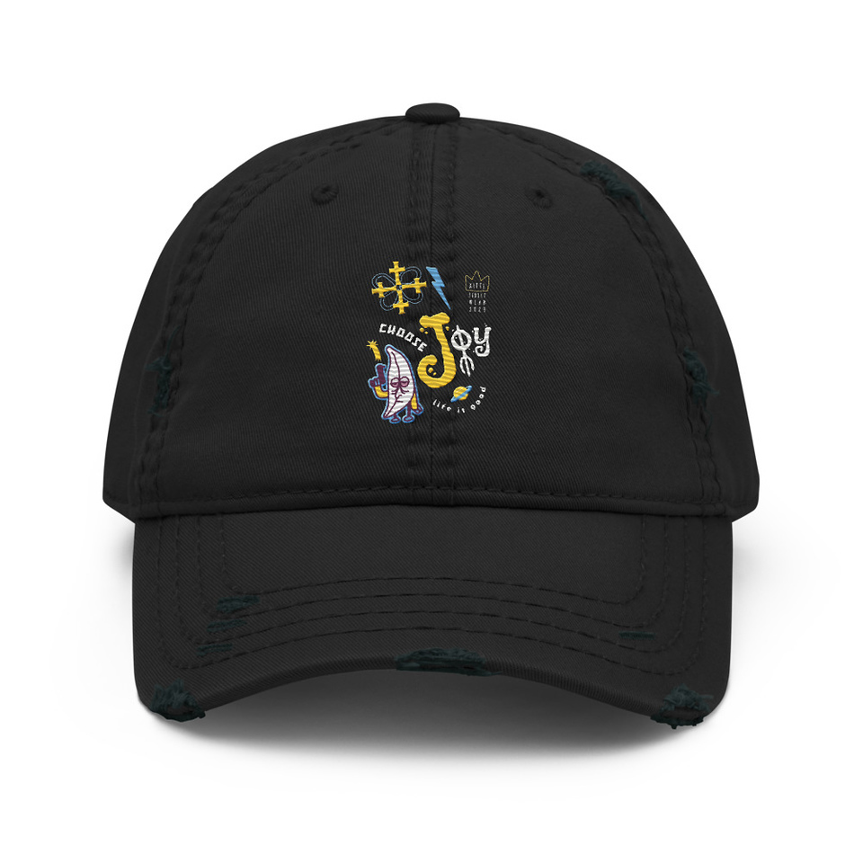 Choose Joy Distressed Dad Hat