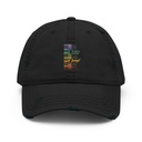 Colorful Retro Keyboard Distressed Dad Hat