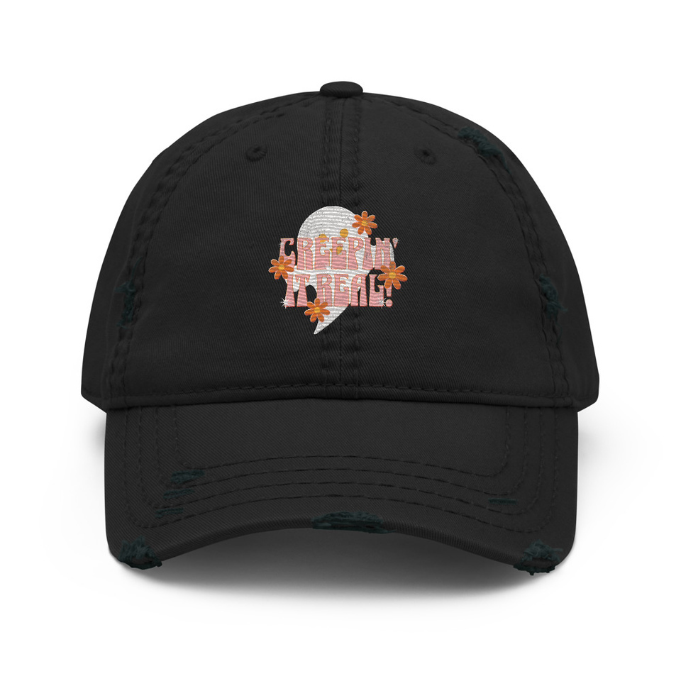 Creepin' It Real - Halloween Distressed Dad Hat
