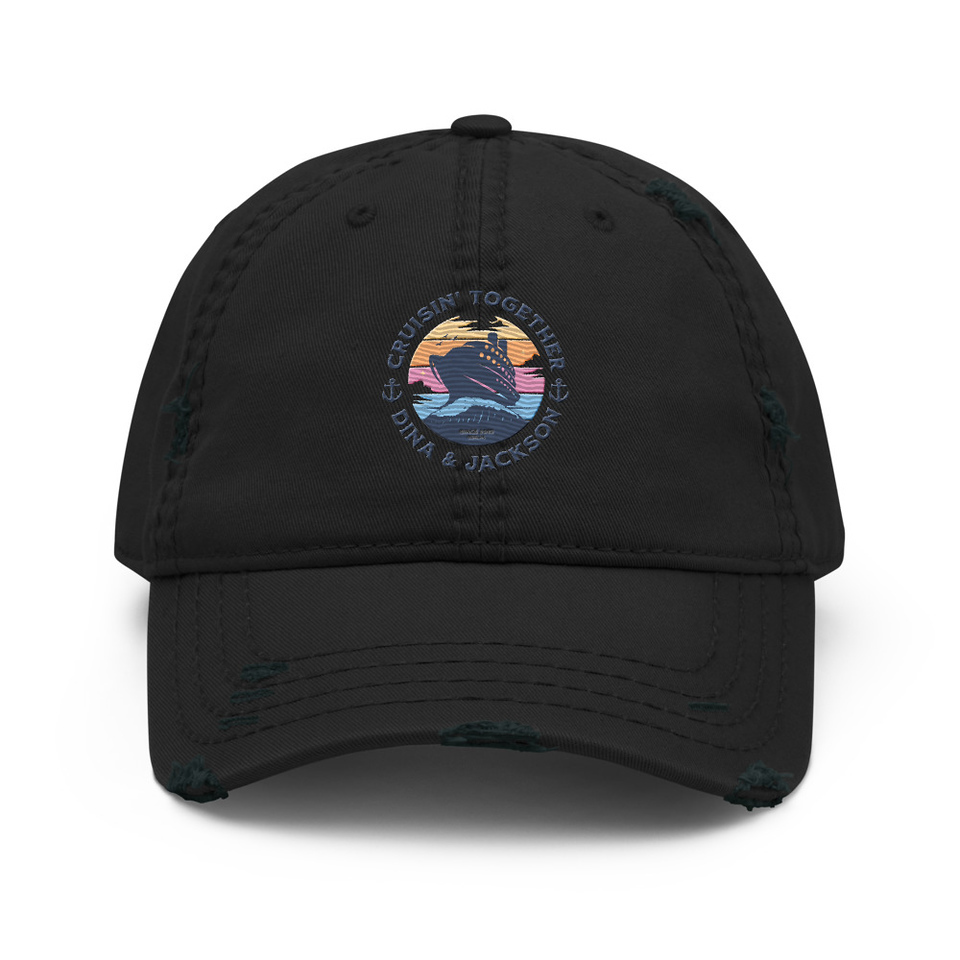 Cruisin' Together - Cruise Ship Distressed Dad Hat