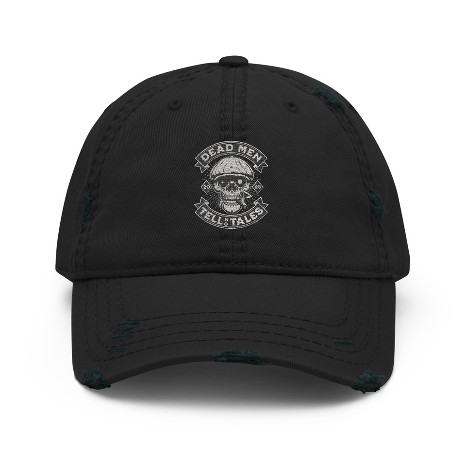 DEAD MEN TELL NO TALES Distressed Dad Hat