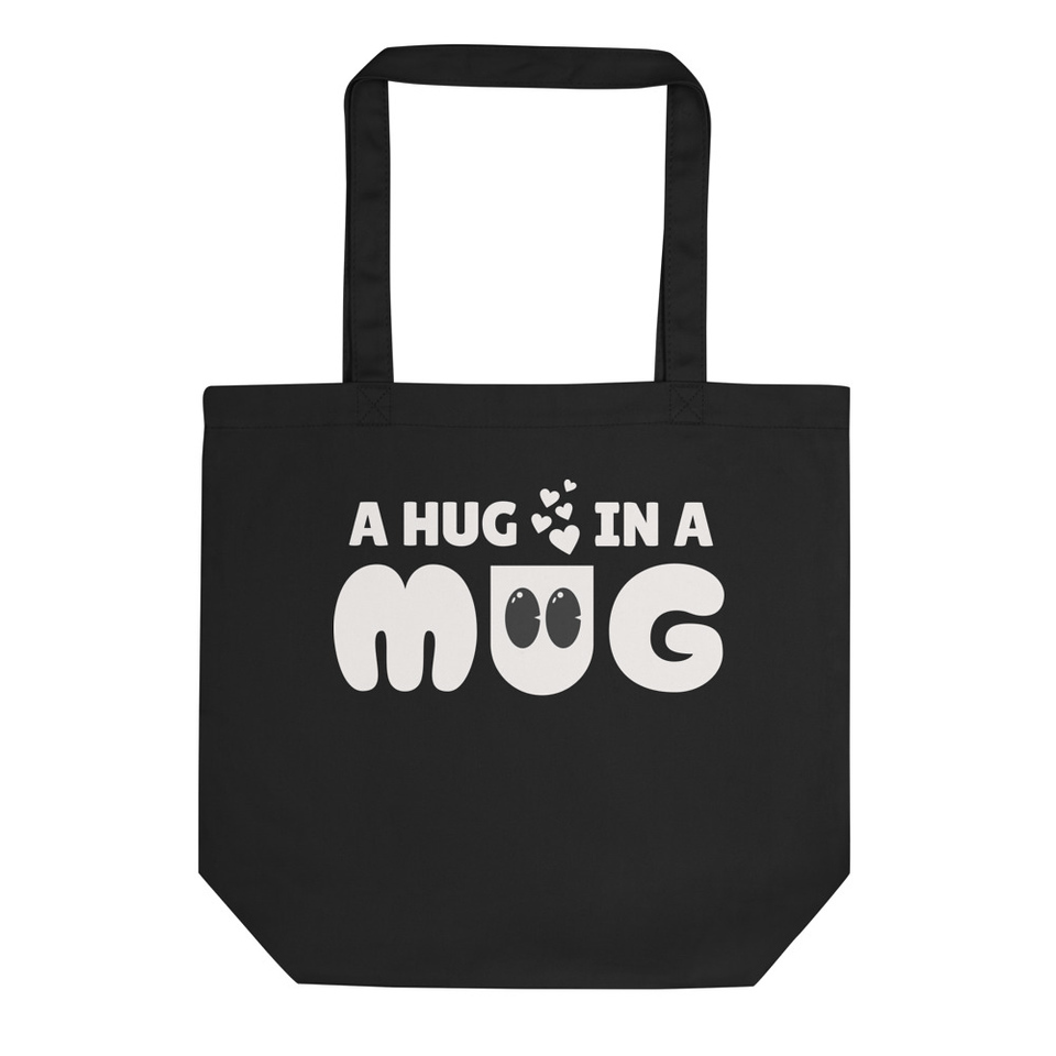 A Hug in a Mug - Funny Cartoon Eco Tote Bag