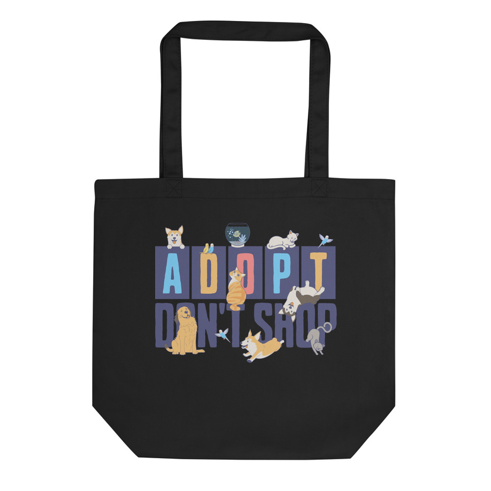 Adopt a Pet - Cute Animal Eco Tote Bag