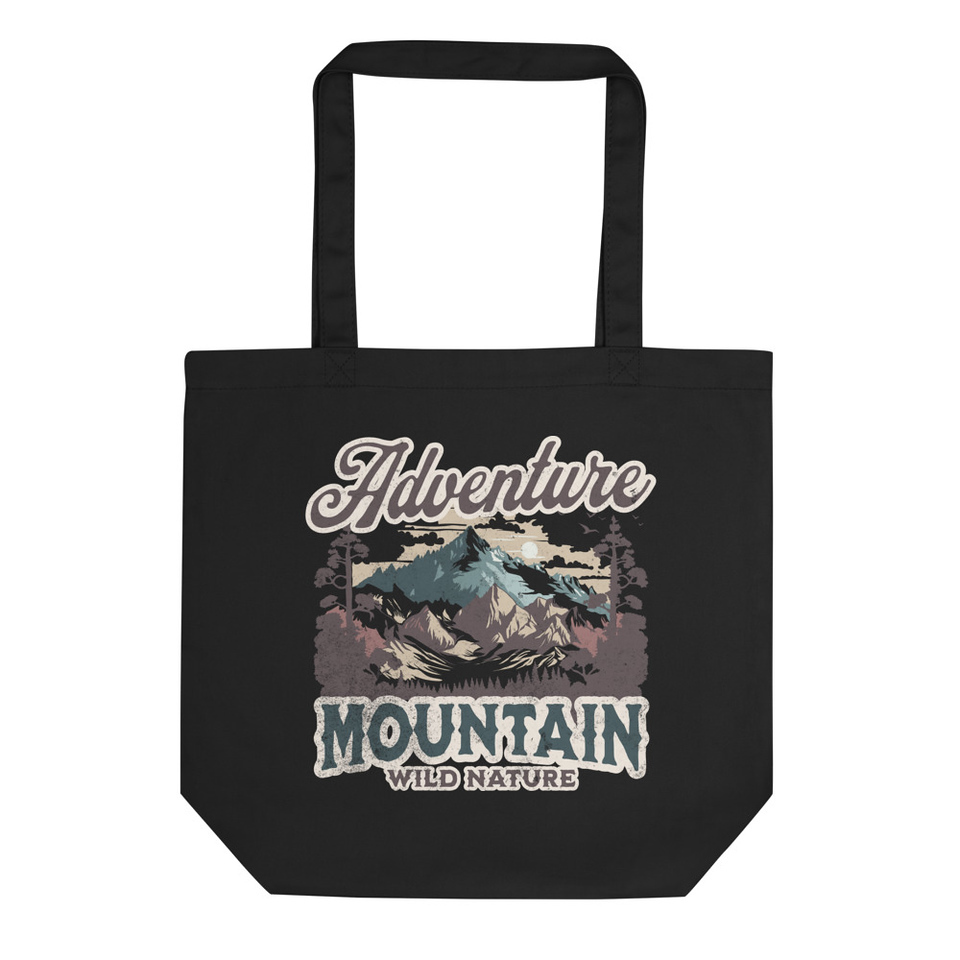 Adventure Mountain Wild Nature Eco Tote Bag