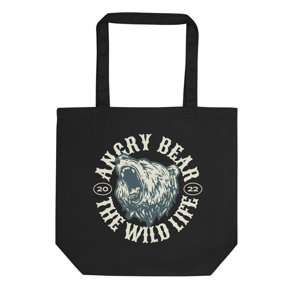 Angry Bear - Wild Life Animal Eco Tote Bag