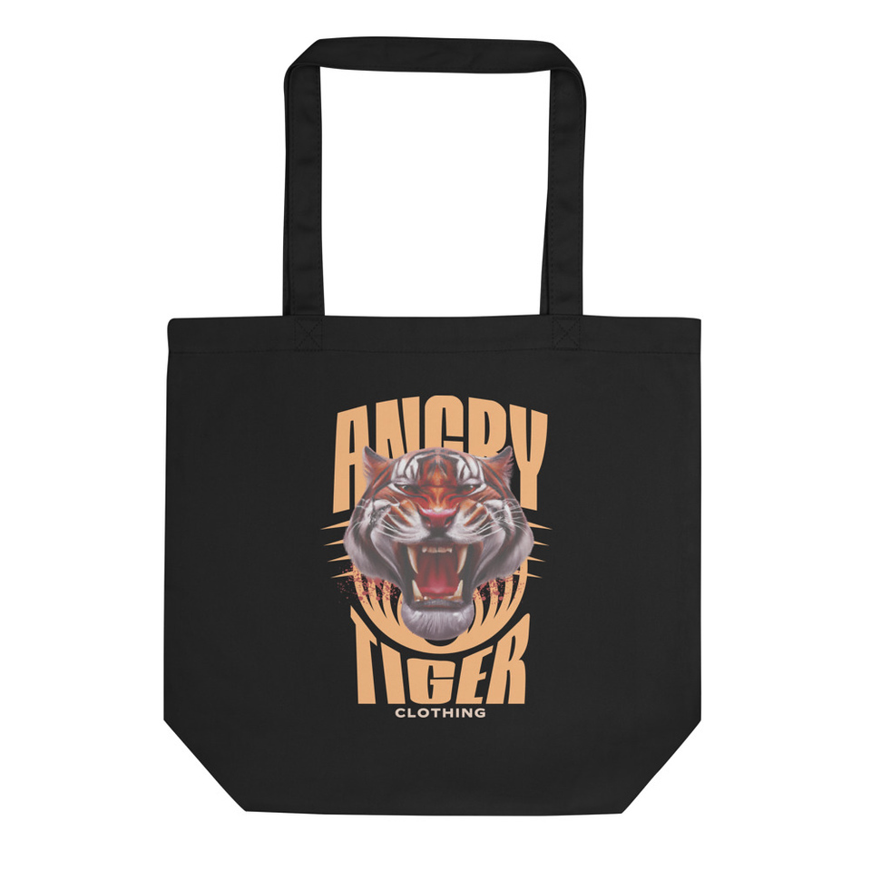 Angry Tiger - AI Eco Tote Bag