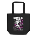 Anime Broken Wings - Neon Japanese Style Eco Tote Bag
