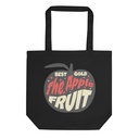 Apple Fruit - Typographic Lettering Eco Tote Bag