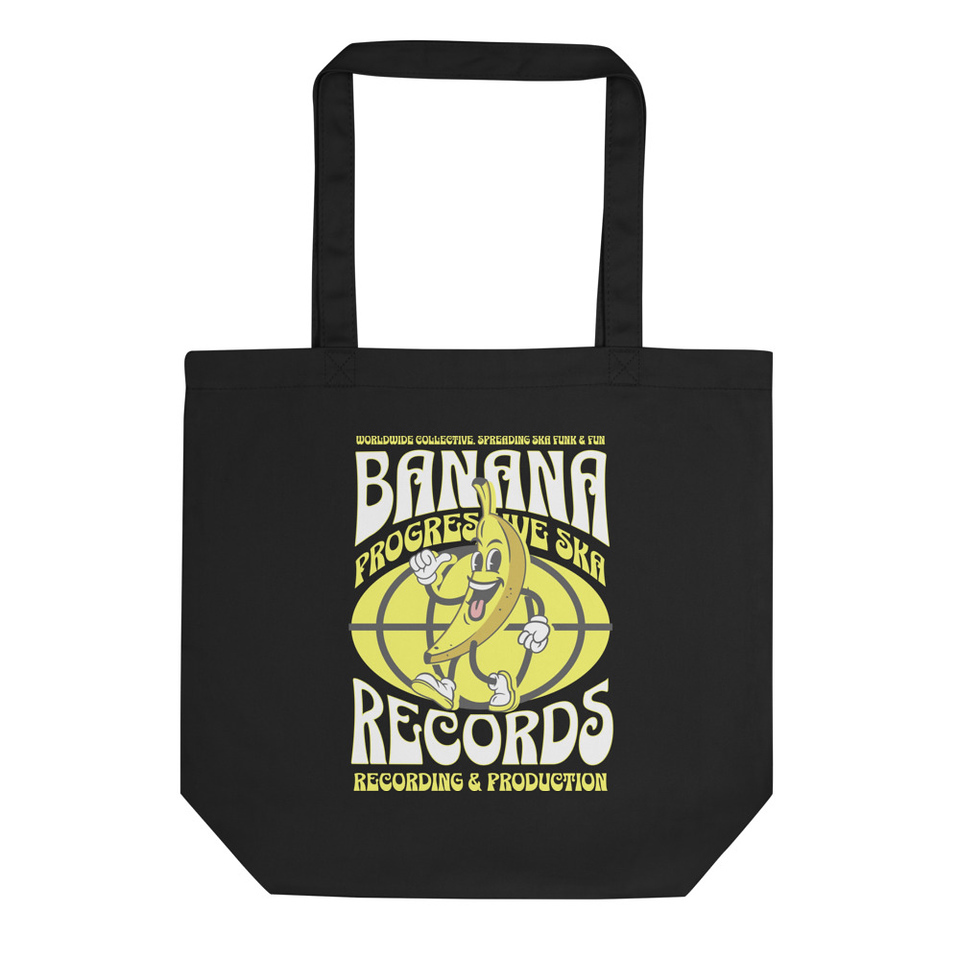 Banana Records - Comic Character Eco Tote Bag