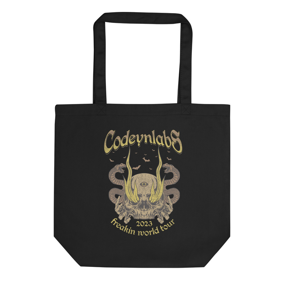 Band Merchandise Tour Illustration Eco Tote Bag