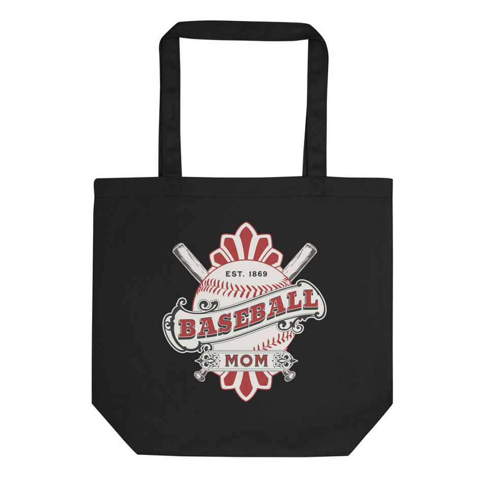 Baseball Mom Eco Tote Bag