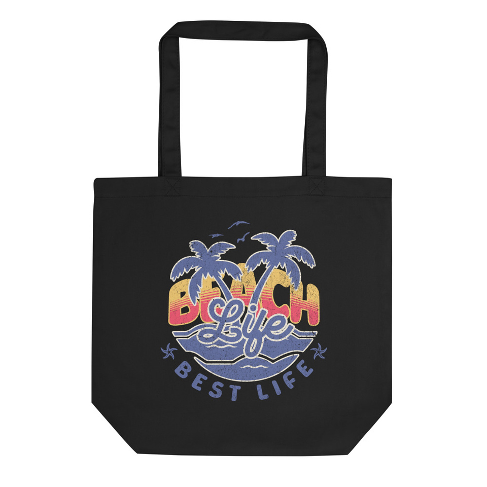 Beach Life Best Life Eco Tote Bag