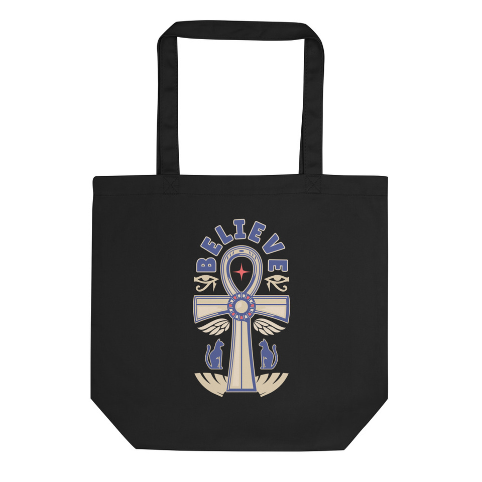 Believe  - Faith Symbol Eco Tote Bag