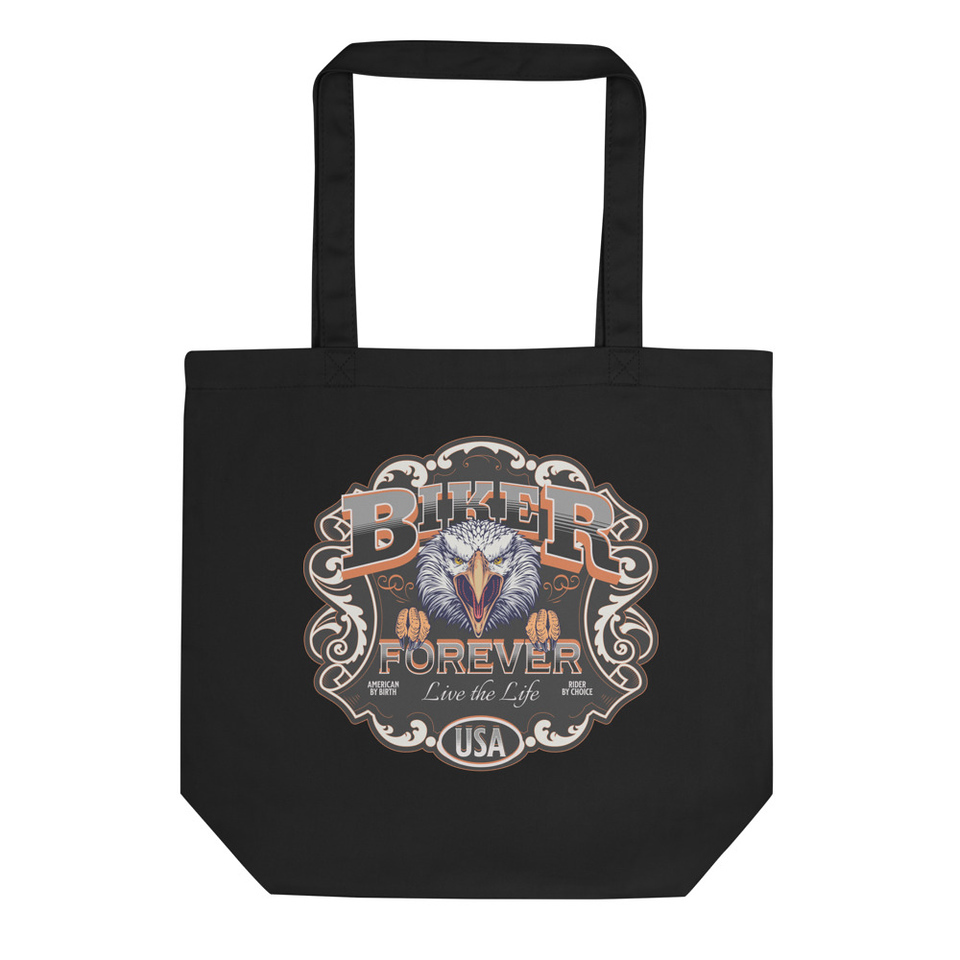 biker forever Eco Tote Bag